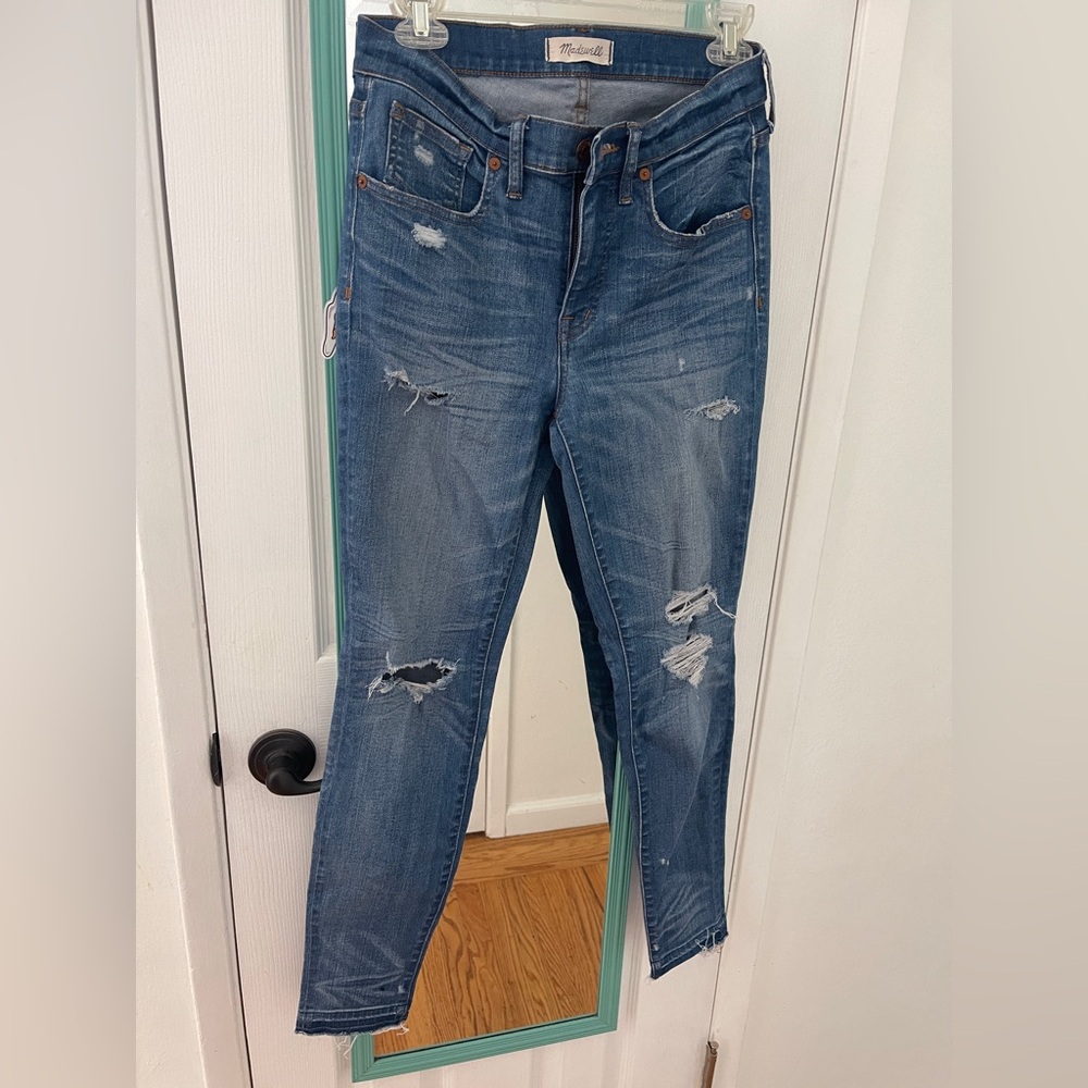 Madewell Blue Skinny Jeans